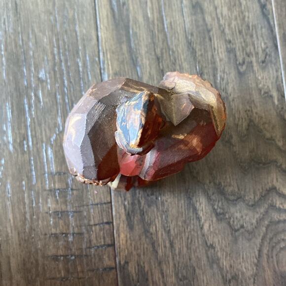 VINTAGE Japanese Wood Carving Painted - Picture 6 of 6